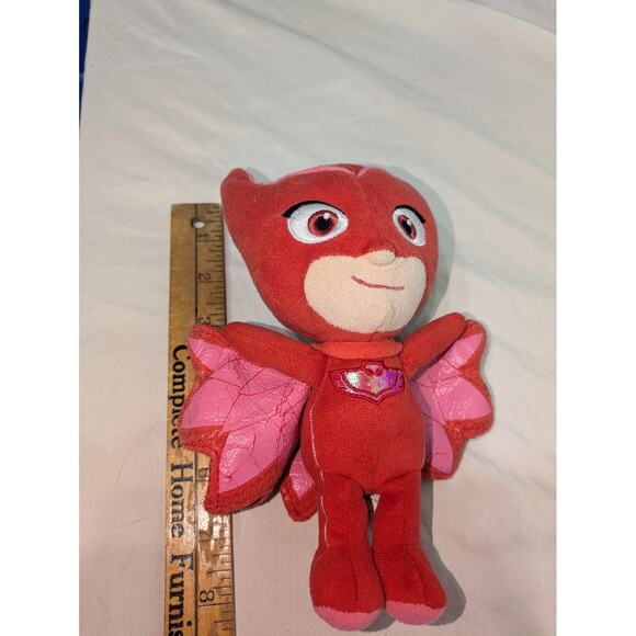 PJ Masks Owlette & Cat Boy Plush Super Heroes Stuffed Animals Toy Set Kids 8" - Picture 6 of 9